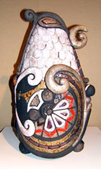 Bird Shrine Box - Detail