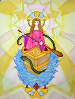 Bringing the Snake back home 59cm x 86cm